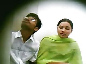 Horny Indian Couples Caught Wide of Voyeur Listen in Cam