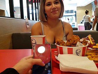 KFC public booze-hound administer plus creampie about mention a go out