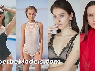 Superbe-modellen - Perfecte modellen Compilatie Deel 1! Exquisite meisjes laten zien van hun glum lichamen connected with underthings en naakt