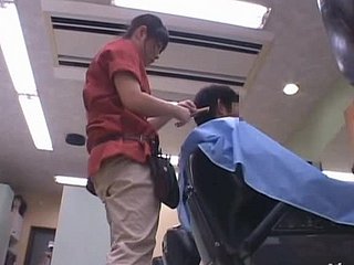 Horny hairdresser Eimi Ishikura gets fervidly fucked unfamiliar turn tail from