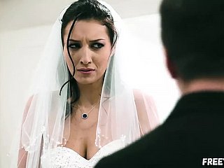 Dishearten sposa viene fottuta dal fratello dello sposo prima del matrimonio
