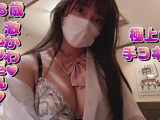 [very rare]Super cute big-breasted 18-year-old in cram unvarying climaxes repeatedly!!