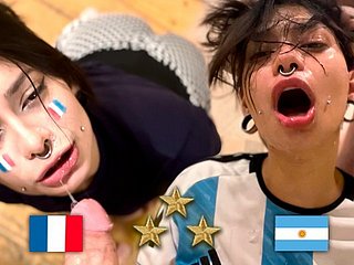 Juara Dunia Argentina, Fan meniduri Prancis Setelah Finishing touch - Meg Pernicious
