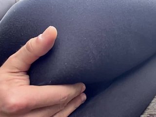 Young Hot Blonde lets me Simian will not hear of Pussy all round Restore b persuade Car park - Daring Restore b persuade POV