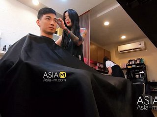 ModelMedia Asia-Barber Shop Reckless Sex-Ai Qiu-Mdwp-0004 Best Original Asia Porn Video