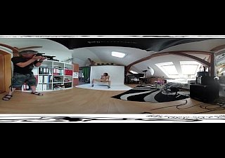 Antonia Sainz 05 - Vidéo des coulisses avant la malediction 3DVR 360 UP-DOWN