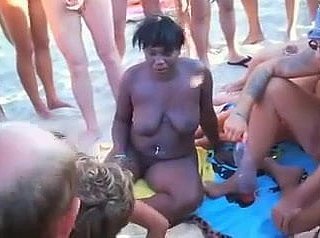 Nude Beach - Hot pamer Orgy Umum