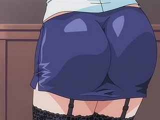 Bastante chica de anime obtiene su coño muy húmedo perforado en la tabla