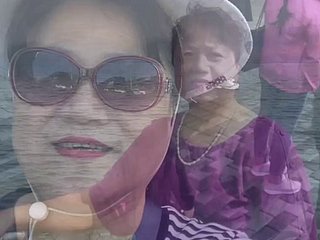 chinese 59 jaar oude buren moeder hier op vakantie